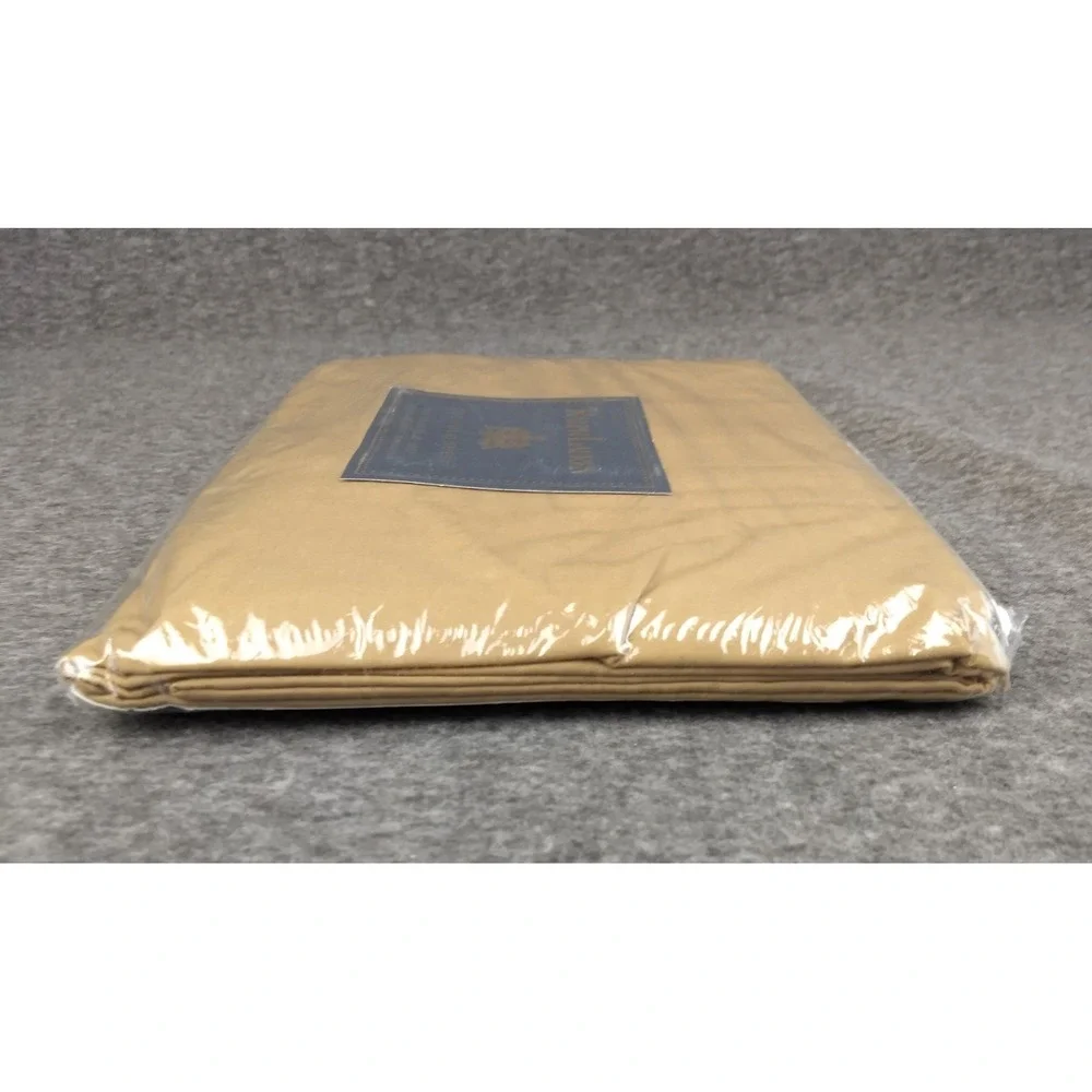 Ralph Lauren The Polo Sheet Twin‎ Flat Sheet Ghurka Khaki 250TC Pima Cotton NEW